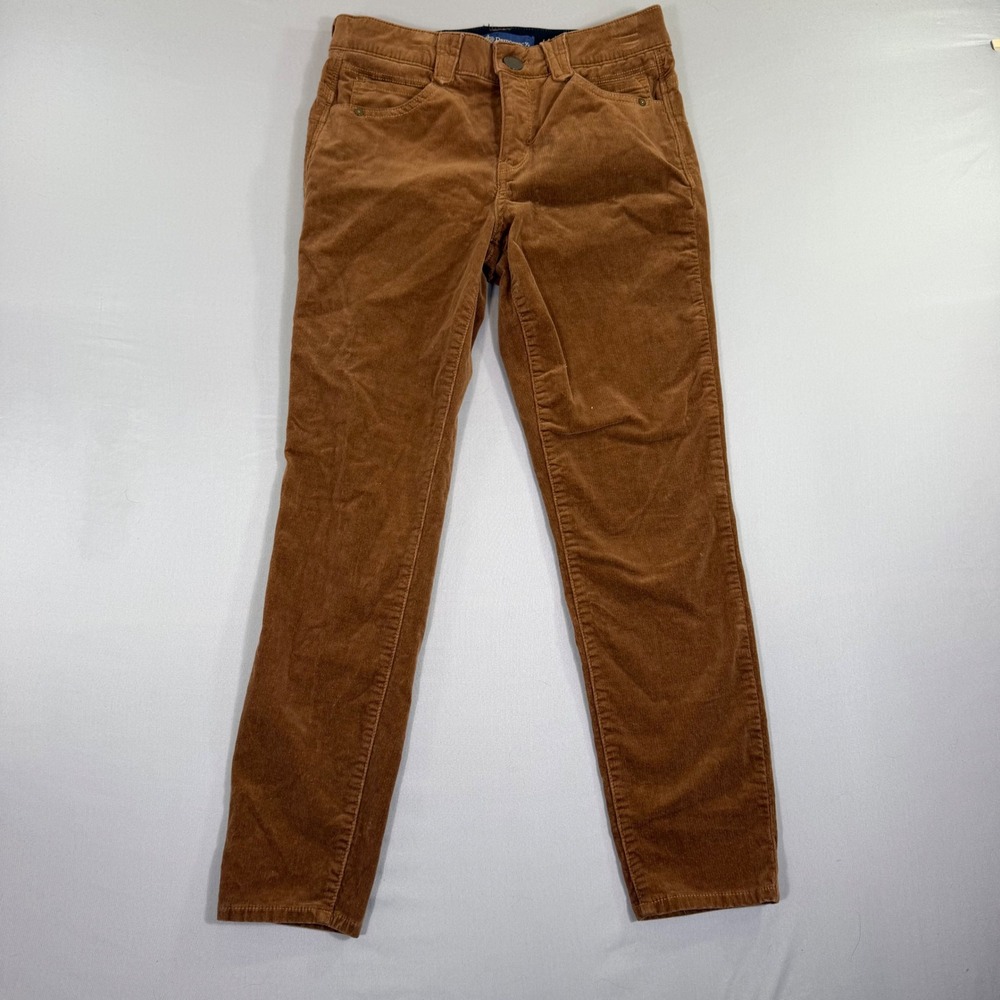 Democracy Brown Corduroy Pants 6P Ab Solution Earthy Dark Academia Preppy Forest